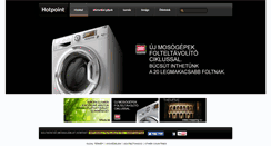 Desktop Screenshot of hotpoint.hu